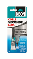 Bison Secondelijm Vloeibaar Control Blister | 3 g - 6311542