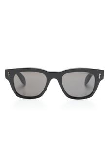 Cutler & Gross logo-plaque square-frame sunglasses - Noir