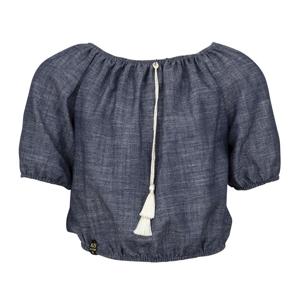 KIEstone Meisjes blouse - Jilly - blauw