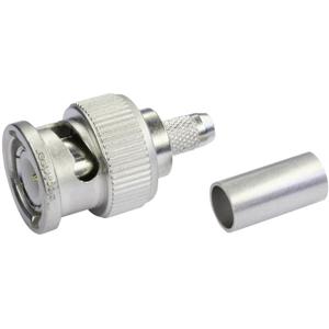 Telegärtner J01000A1255Y J01000A1255Y BNC-connector Stekker, recht 50 Ω 1 stuk(s)