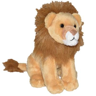 Wild Republic Knuffel Leeuw - met geluid - pluche dieren - 20 cm