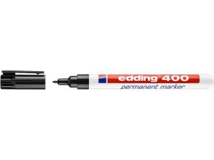 Edding 400 permanente marker Zwart 10 stuk(s)