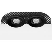 Spot Armatuur GU10 - Pragmi Terra - GU10 Inbouwspot - Rond - Zwart - Aluminium - Kantelbaar - Ø93mm