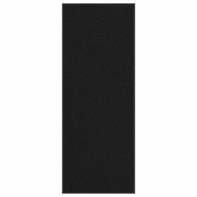 Deurmat 115x300 cm zwart