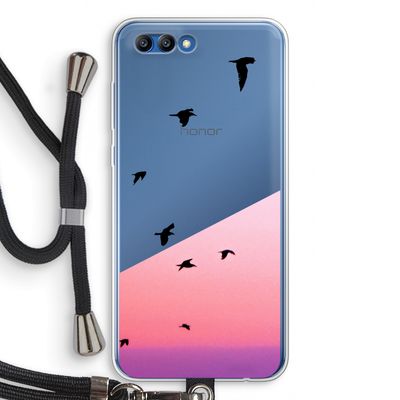 Fly away: Honor 10 Transparant Hoesje met koord