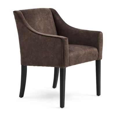 Rivièra Maison Eetkamerstoel 'Savile Row' Berkshire, kleur Cacao