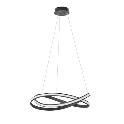 Highlight HanglampWaves XL design zwart Ø 70cm - H5579.01