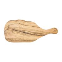 Borrelplank olijfhout XL - bruin - 46x19 cm Borrelplank olijfhout XL - bruin - 46x19 cm
