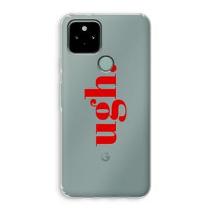 Ugh: Google Pixel 5 Transparant Hoesje