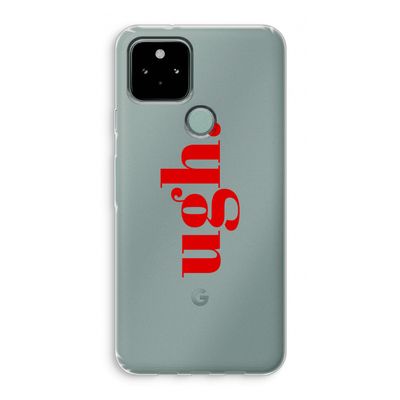 Ugh: Google Pixel 5 Transparant Hoesje