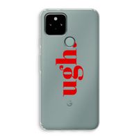 Ugh: Google Pixel 5 Transparant Hoesje