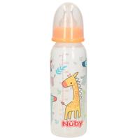 Nûby Baby Drinkfles - licht oranje - 240 ml - voedingsflessen babies