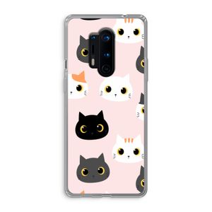 Katten: OnePlus 8 Pro Transparant Hoesje