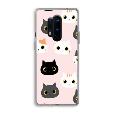 Katten: OnePlus 8 Pro Transparant Hoesje