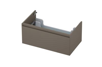 Onderkast INK 1 lade greeploos gelakt 45gr 80 cm x 45 cm x 35 cm Mat taupe 1240175
