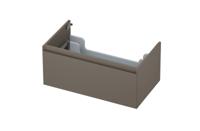 Onderkast INK 1 lade greeploos gelakt 45gr 80 cm x 45 cm x 35 cm Mat taupe 1240175