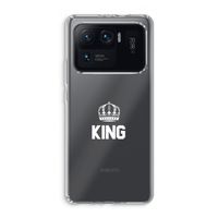 King zwart: Xiaomi Mi 11 Ultra Transparant Hoesje