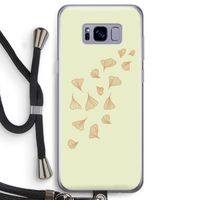 Falling Leaves: Samsung Galaxy S8 Transparant Hoesje met koord Falling Leaves: Samsung Galaxy S8 Transparant Hoesje met koord