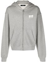 Nahmias hoodie Sherpa à logo imprimé - Gris