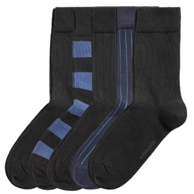 Björn Borg 5 stuks Block Stripe and Square Socks * Actie *
