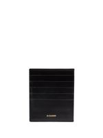 Jil Sander portefeuille Vertical à logo - Noir