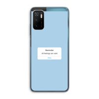 Reminder: Xiaomi Poco M3 Pro 5G Transparant Hoesje