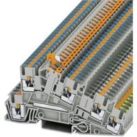 Phoenix Contact 3213955 Installatierandaardeklem 5.2 mm Snelaansluiting Grijs 1 stuk(s)