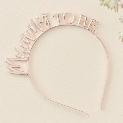 Mummy To Be Hoofdband Rosegoud Metaal