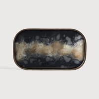 Ethnicraft Dienblad 'Organic' 42 x 24cm, kleur Zwart