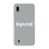 Topvent Grijs Wit: Samsung Galaxy A10 Transparant Hoesje Topvent Grijs Wit: Samsung Galaxy A10 Transparant Hoesje