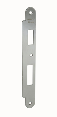 ABLOY EA324 Sluitplaat voor stompe deuren | korte lip | 232x32x5mm | voor Abloy sloten DR 1/2/3/4. - 10036218