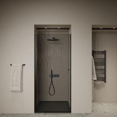 Douchedeur | Nisdeur | Marip | 6 mm | 90x190 cm | Zwart Boss & Wessing