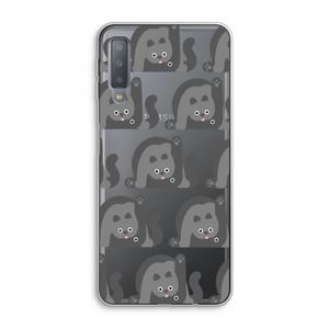 Cats: Samsung Galaxy A7 (2018) Transparant Hoesje