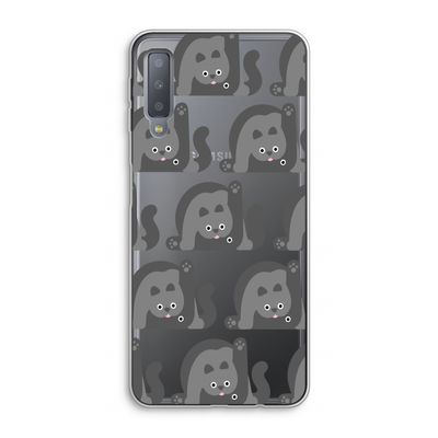 Cats: Samsung Galaxy A7 (2018) Transparant Hoesje