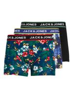Jack & Jones Boxershorts JACFLOWER Trunks 3-pack Zwart / Navy-XXL