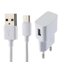 5V 2.1a intelligente identificatie USB-oplader met 1 m USB naar USB-C / opladen kabel van Type-C, EU Plug, voor Galaxy S8 & S8 PLUS / LG G6 / Huawei P
