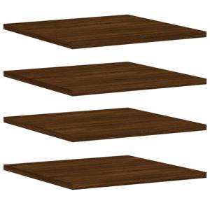 vidaXL Wandschappen 4 st 40x50x1,5 cm bewerkt hout bruineikenkleurig