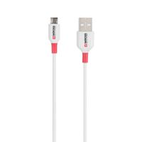 Skross USB-kabel USB 2.0 USB-A stekker 1.20 m Wit Rond SKCA0001A-M120CN