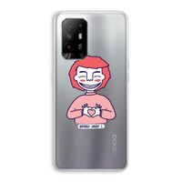 Hartje: Oppo A94 5G Transparant Hoesje