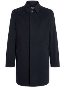 Zegna trench en laine - Noir