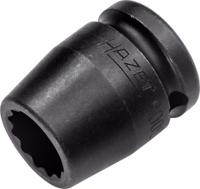 HAZET Krachtdopsleutel 900SZ-16 · 1/2 inch (12,5 mm) vierkant hol · Buitentwaalfkant tractieprofiel · SW 16 mm