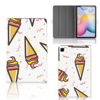 Samsung Galaxy Tab S6 Lite | S6 Lite (2022) Tablet Stand Case Icecream - thumbnail