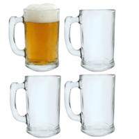 Vicrila Bierpul Munich - 4x - glas - 42 cl - duits bierglas met handvat - klassiek model