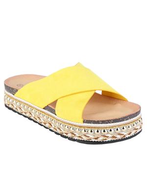 Sandalen Ibiza Geel