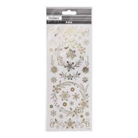 Creativ Company Stickers goud kerst sterren, 1 vel