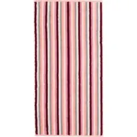 Cawö Cawo Shades Streifen Gastendoekje 30x50 beere