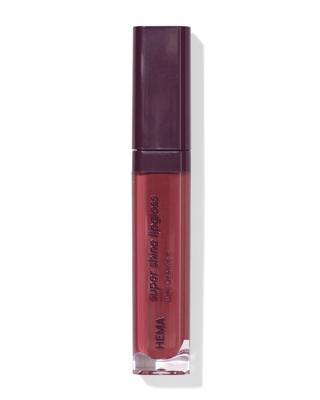 HEMA Supershine lipgloss shimmering red (donkerrood)