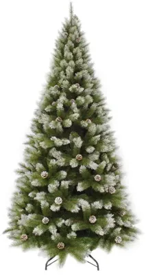 Triumph Tree Pittsburgh kunstkerstboom besneeuwd dennenappel groen 155cm