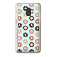 Donuts: Samsung Galaxy A8 (2018) Transparant Hoesje