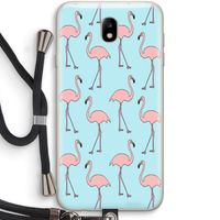 Anything Flamingoes: Samsung Galaxy J7 (2017) Transparant Hoesje met koord